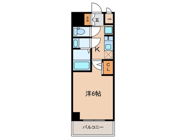 ｴｽﾃﾑｺｰﾄ神戸元町Ⅱｸﾞﾚｲﾄﾞ(401)の物件間取画像